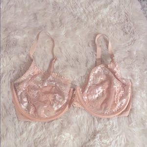 Victoria’s Secret Pink Lace Unlined Bra